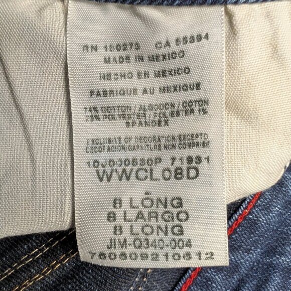 Wrangler Blue Jeans Size 8 LONG - Picture 11 of 12